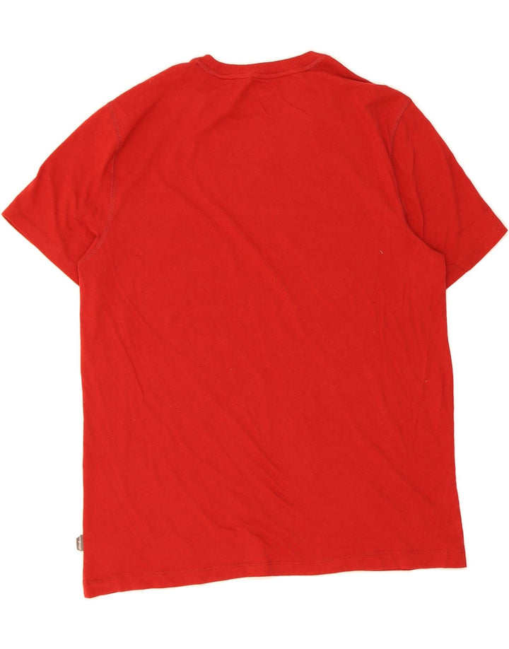 EDDIE BAUER Mens T-Shirt Top Large Red Cotton Vintage Eddie Bauer and Second-Hand Eddie Bauer from Messina Hembry 
