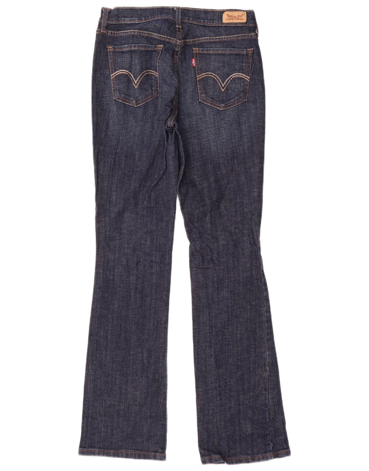Jeans Levi's 515 Bootcut da donna US 6 medio W28 L33 cotone blu navy