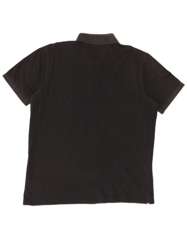 Polo da uomo HUGO BOSS XL in cotone nero