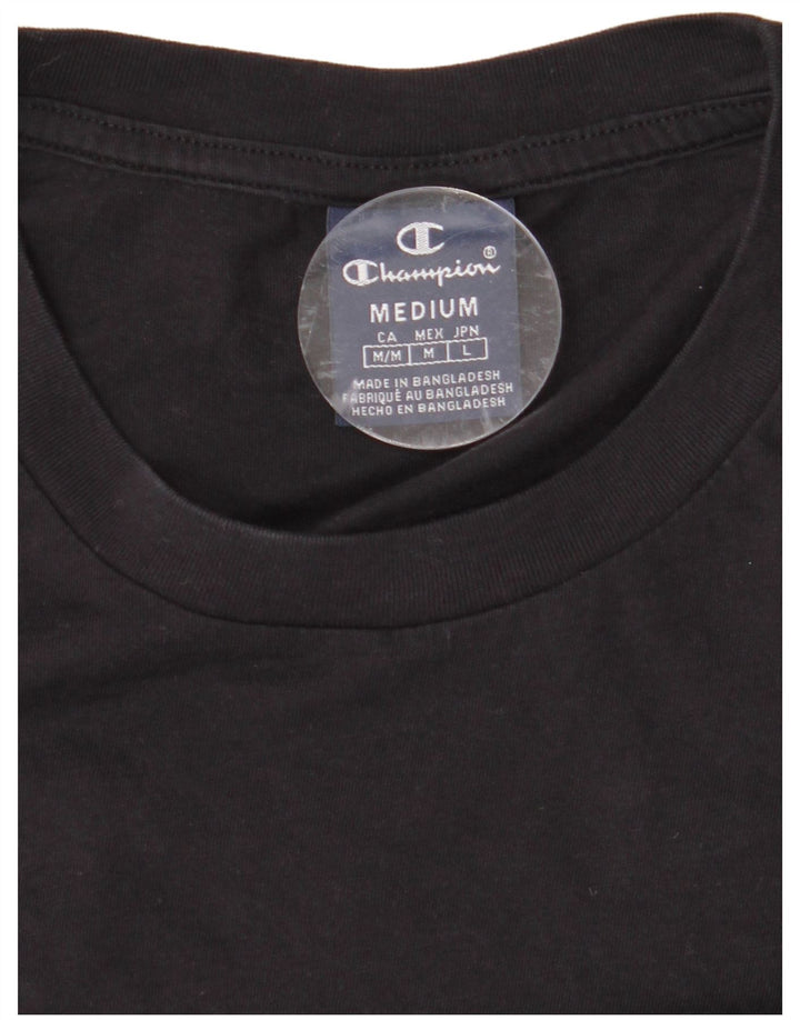 T-shirt da uomo CHAMPION media media nera
