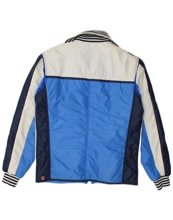 Giacca imbottita da uomo Colmar IT 50 Nylon color block blu medio