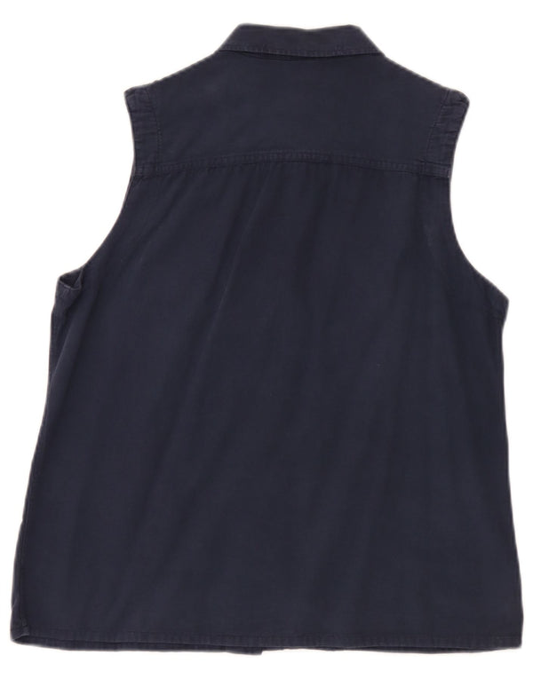 Camicia senza maniche Murphy & Nye da donna Marine Heritage UK 16 grande blu navy