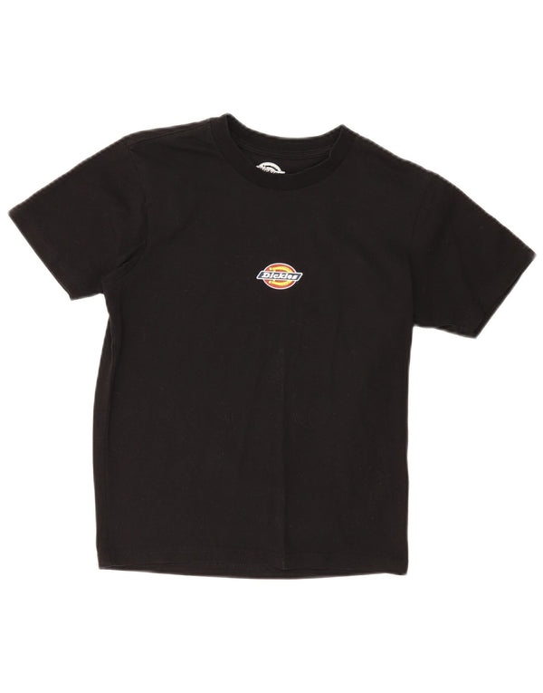 Dickies T-shirt grafica da donna Top UK 12 cotone nero medio