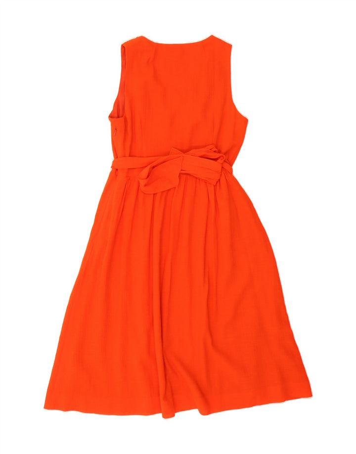 J. CREW Womens Sleeveless A-Line Dress US 6 Medium Red Cotton Vintage J. Crew and Second-Hand J. Crew from Messina Hembry 