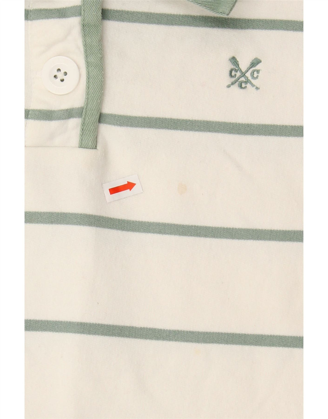 CREW CLOTHING Felpa da donna Maglione UK 16 Grandi strisce bianche