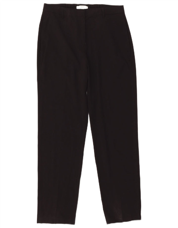 Pantaloni chino slim da donna Marks & Spencer UK 12 medi W30 L29 neri