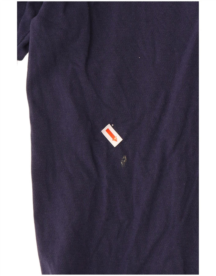 Polo Kappa da uomo XL in cotone blu navy