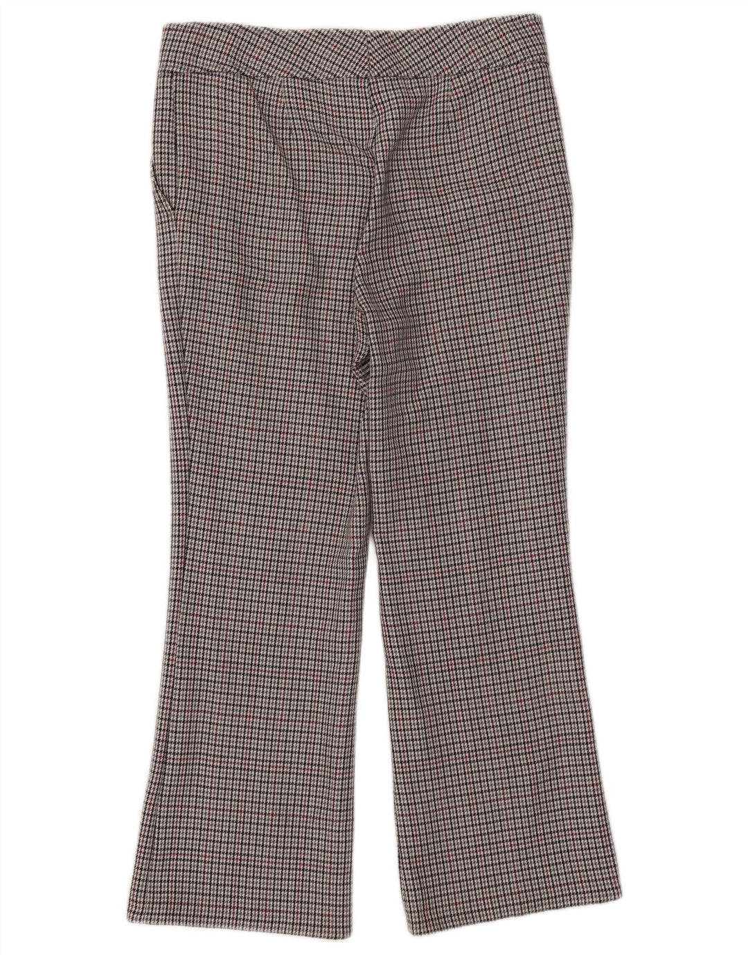 Pantaloni da abito da donna Hugo Boss UK 12 Medium W32 L27 Pied de poule grigio