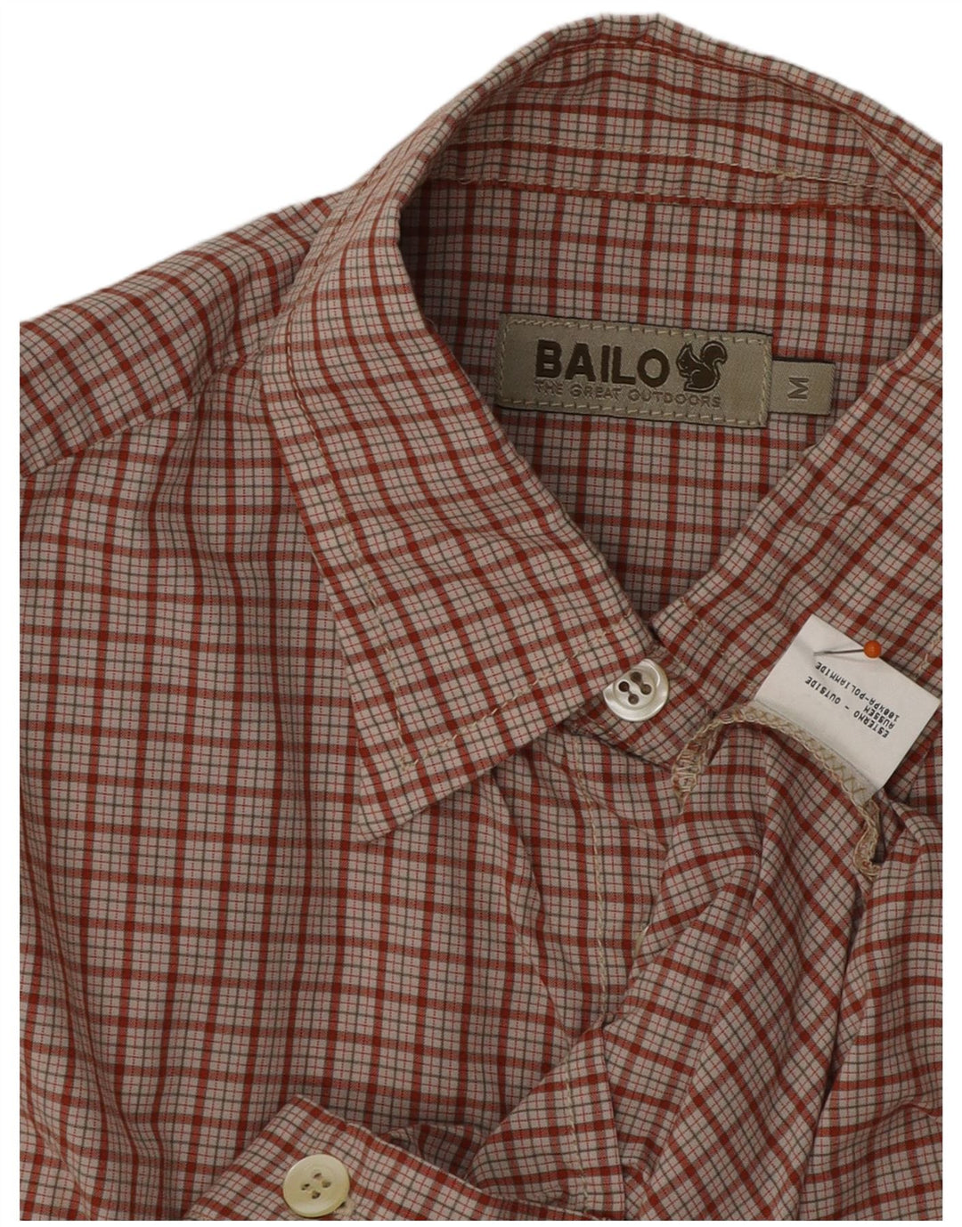 Camicia senza maniche da donna Bailo UK 14 Medium Red Check Poliammide