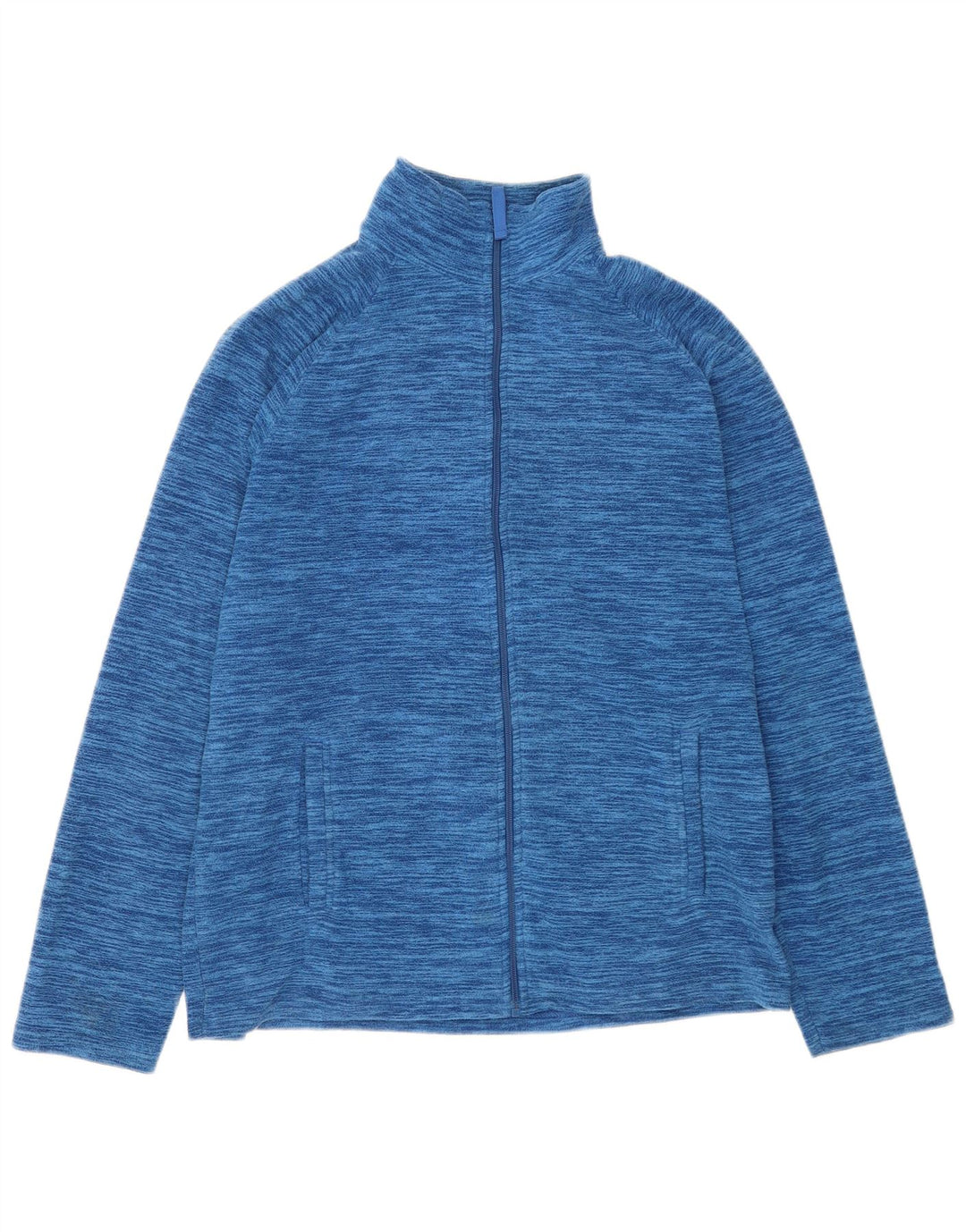 Giacca in pile da uomo Mountain Warehouse UK 38 Poliestere screziato blu medio