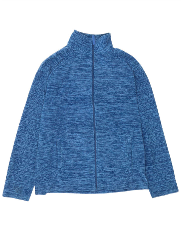 Giacca in pile da uomo Mountain Warehouse UK 38 Poliestere screziato blu medio