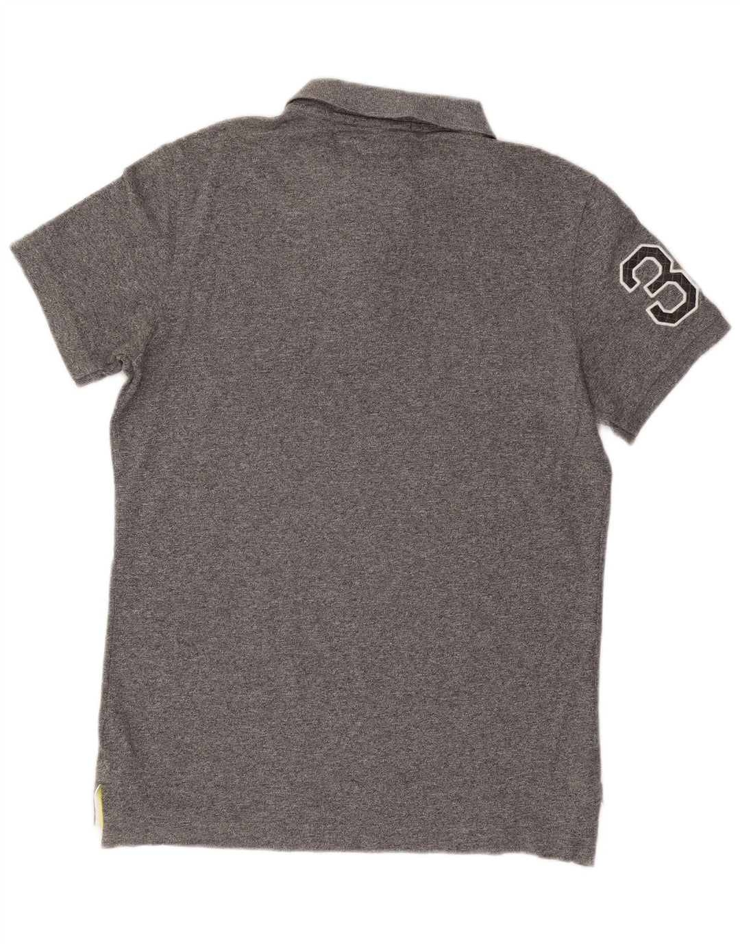 Polo da uomo SUPERDRY XL in cotone grigio