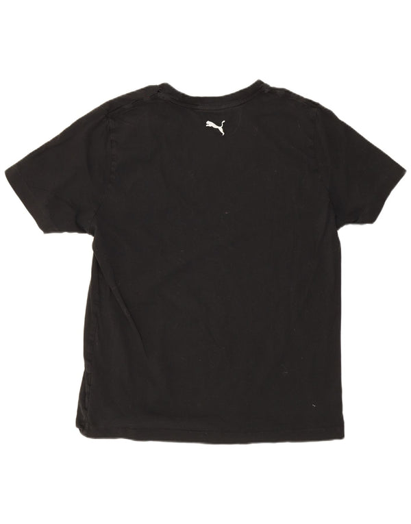 T-shirt grafica da uomo Puma Large nera