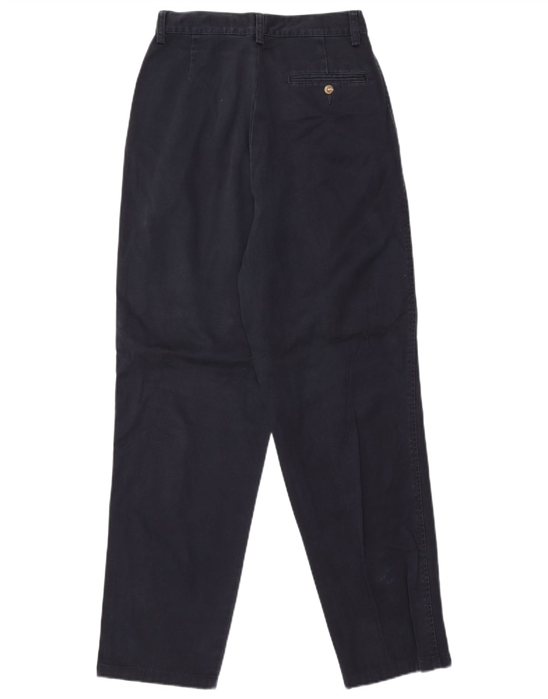 Pantaloni chino con pegged da donna EDDIE BAUER US 6 Medium W26 L29 Blu Navy