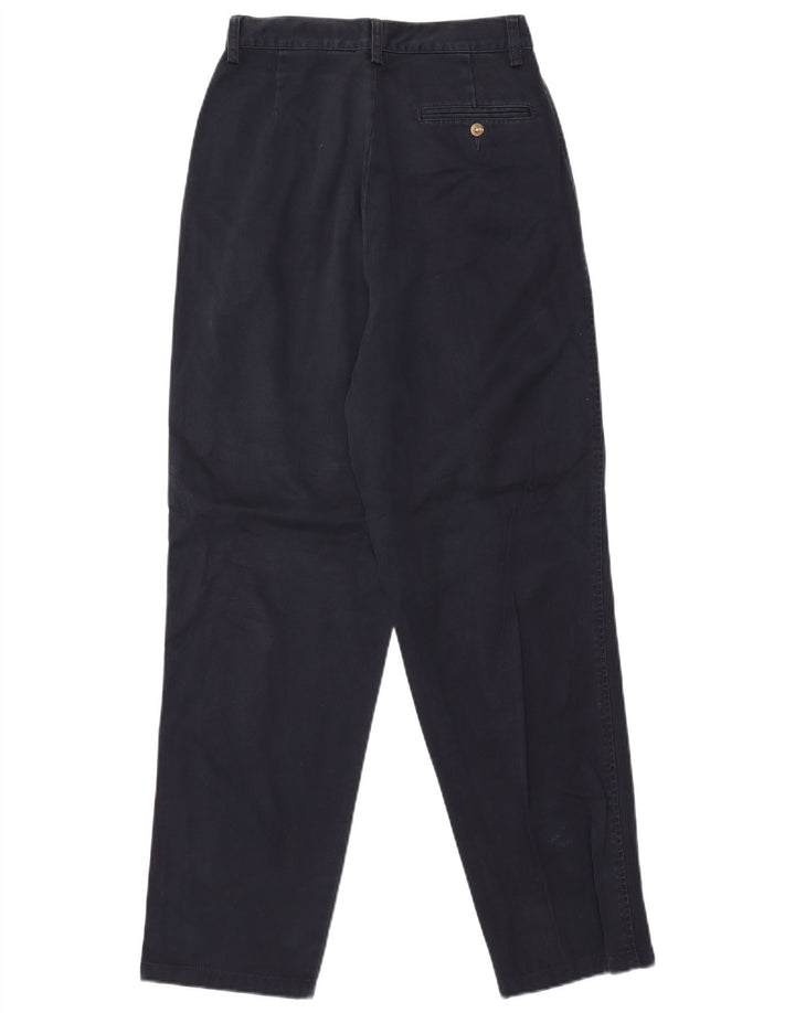 Pantaloni chino con pegged da donna EDDIE BAUER US 6 Medium W26 L29 Blu Navy