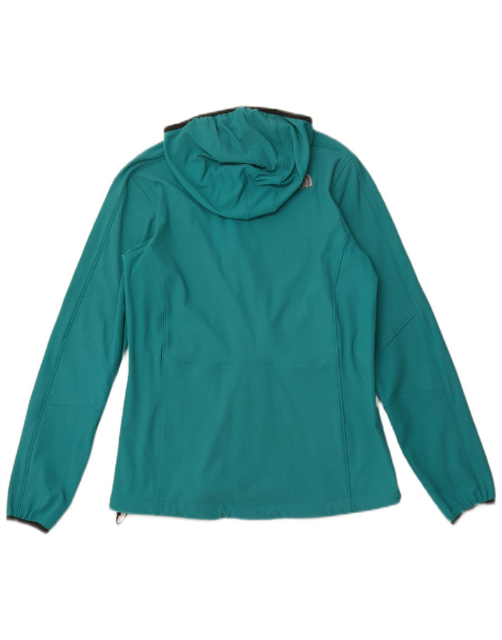 THE NORTH FACE Giacca da tuta da donna con cappuccio UK 12 Medium Turchese