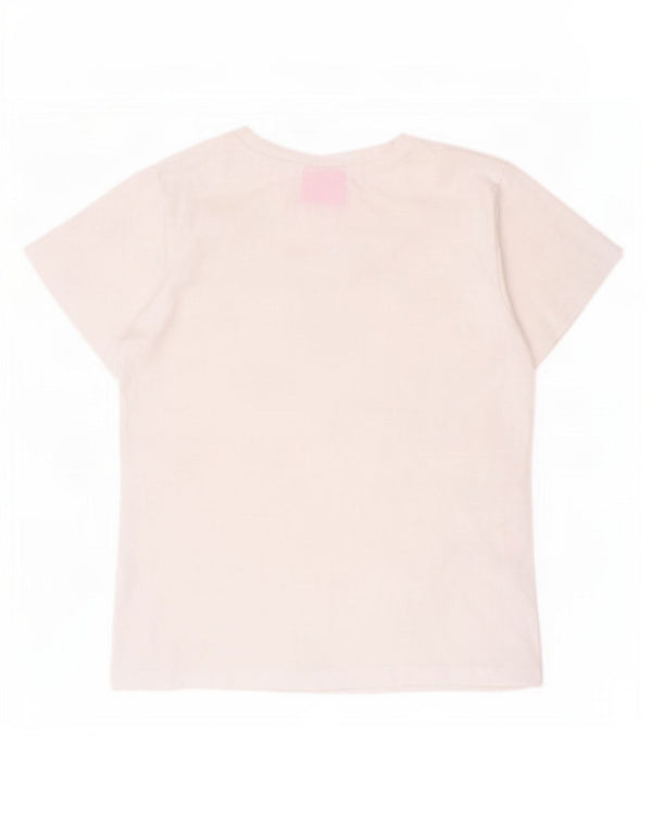 T-shirt grafica per ragazze Lotto Top 5-6 anni in cotone bianco