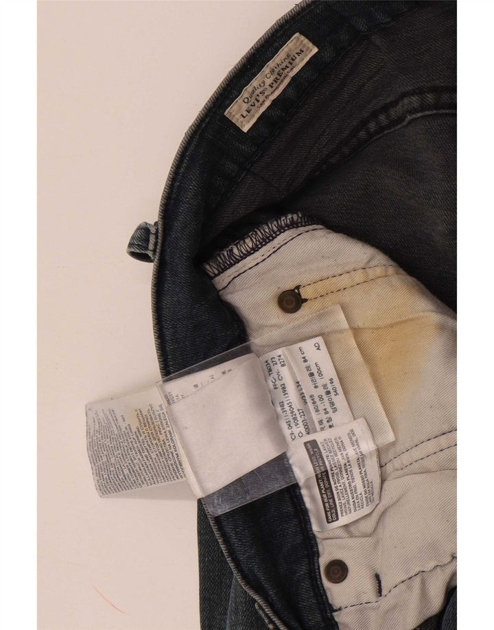 Jeans slim da uomo Levi's W33 L34 cotone blu