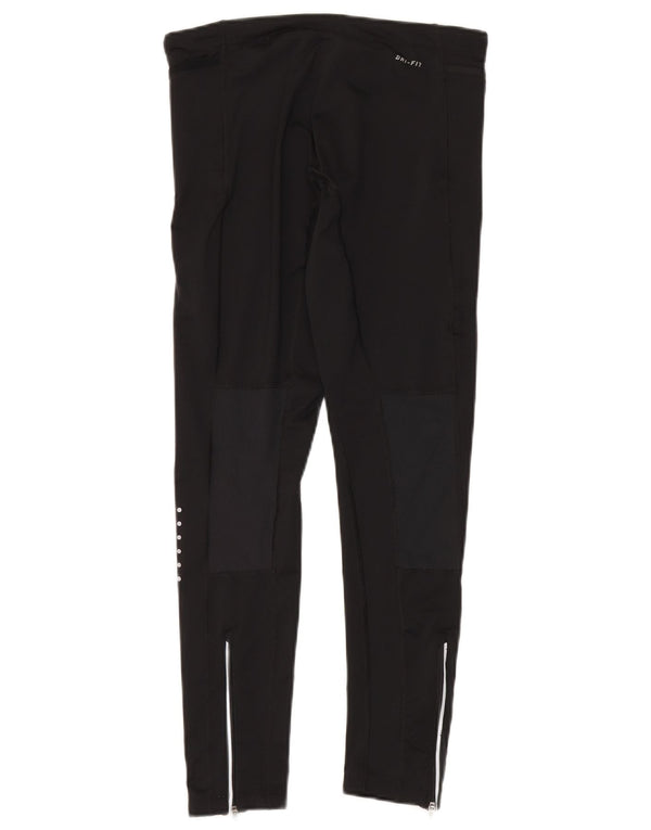 Leggings da donna Nike UK 14 medio nero poliestere sportivo
