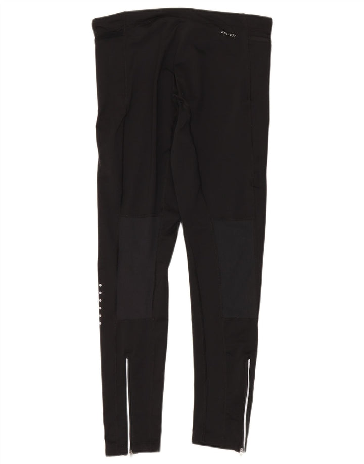 Leggings da donna Nike UK 14 medio nero poliestere sportivo