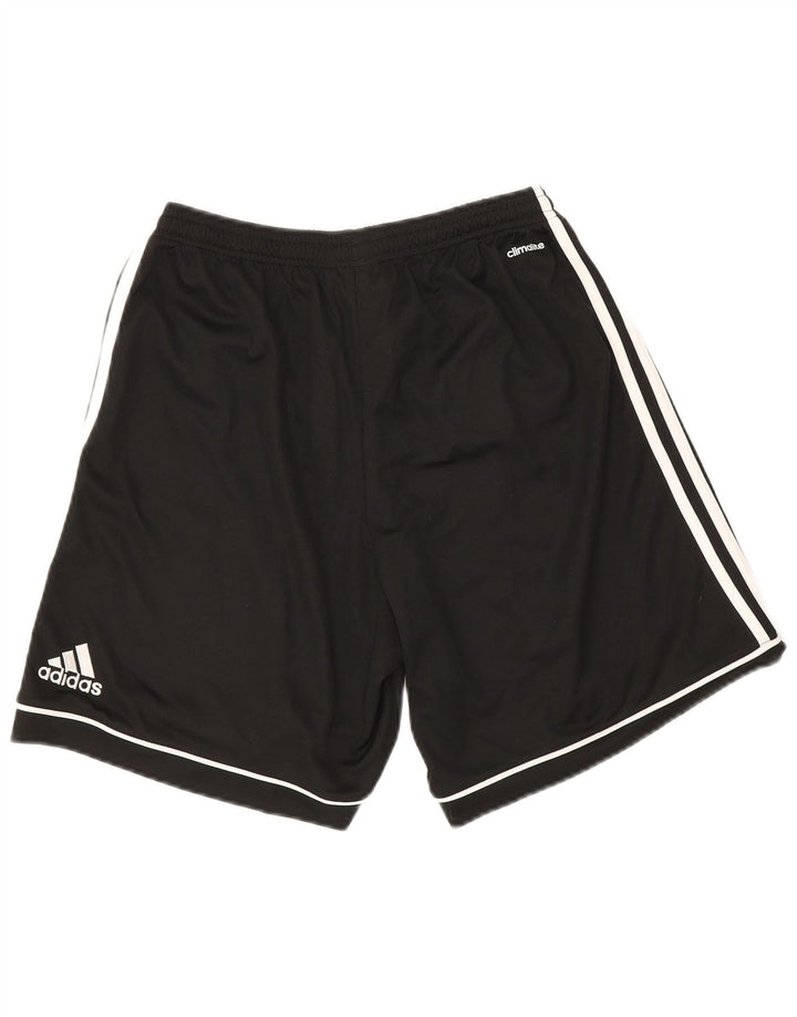 Pantaloncini sportivi Adidas Climalite da uomo medio poliestere nero