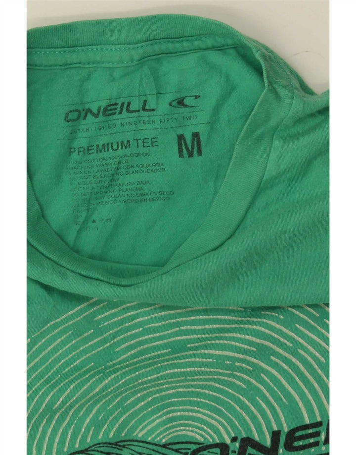 T-shirt grafica da uomo O'Neill Top in cotone verde medio