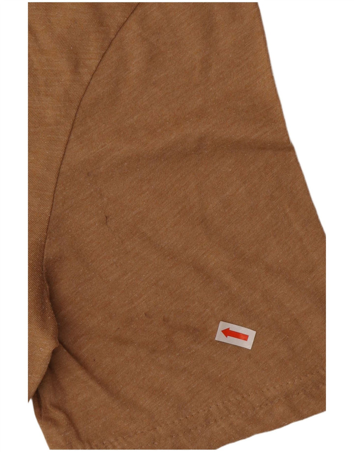 T-shirt da uomo J. Crew Top in cotone screziato beige medio