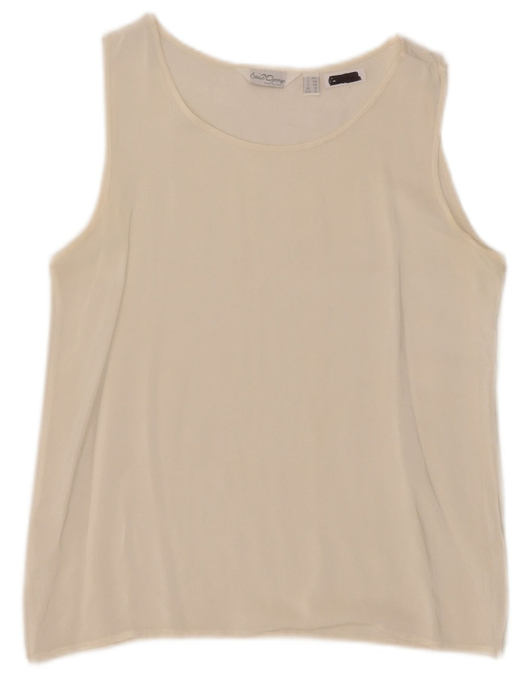 Camicetta senza maniche da donna Saint George UK 12 medio bianco sporco