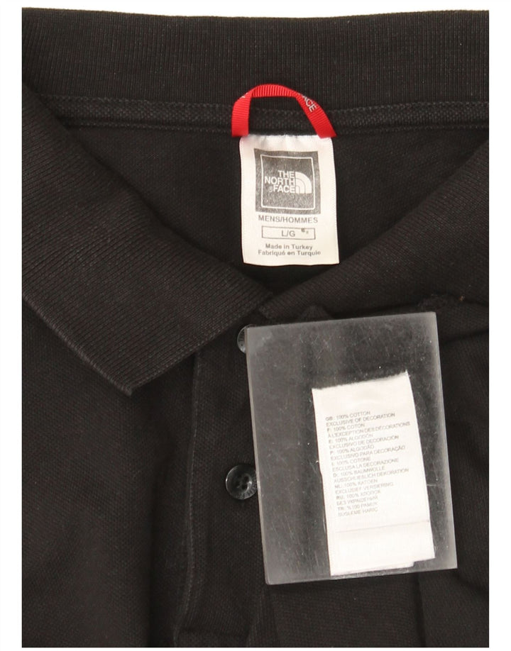 Polo da uomo The North Face grande in cotone nero