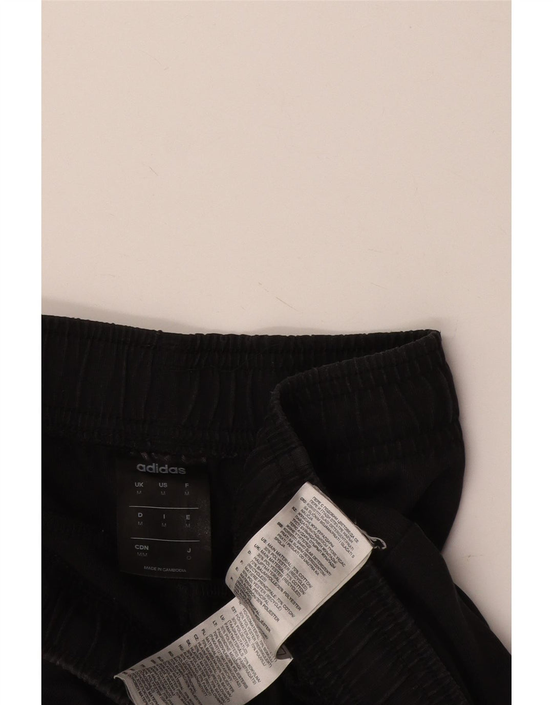 Pantaloni da tuta da uomo Adidas Medium in cotone nero