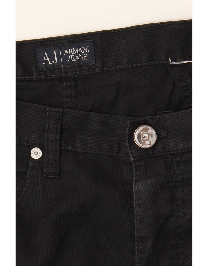 Pantaloni casual dritti da uomo Armani W32 L28 neri
