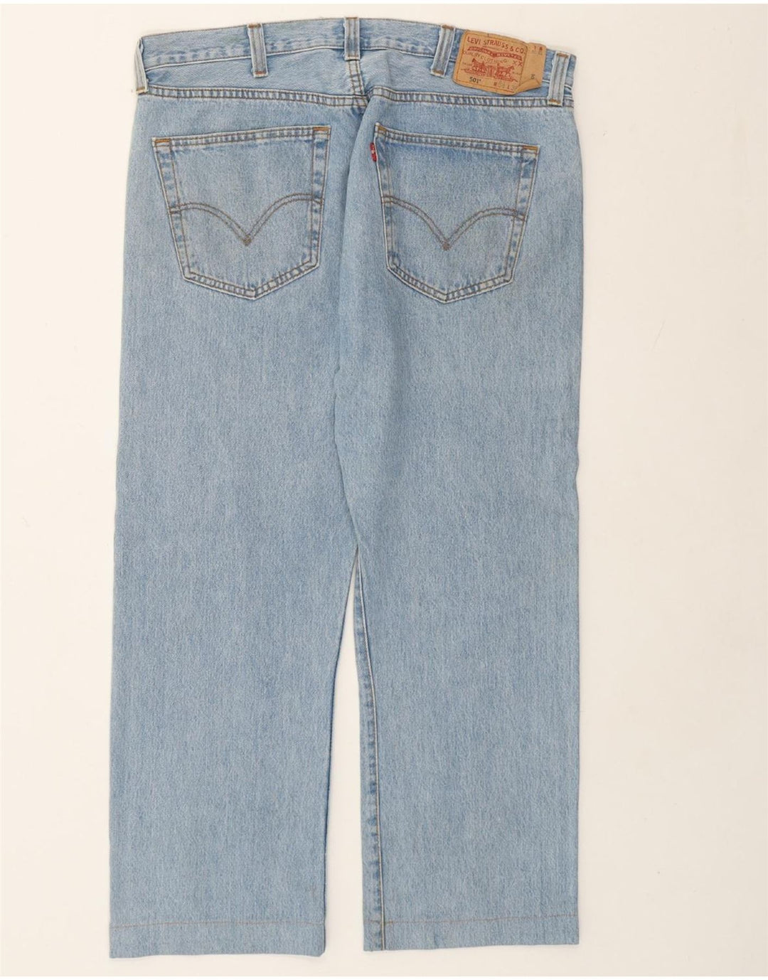Jeans dritti da uomo Levi's 501 W38 L28 cotone blu
