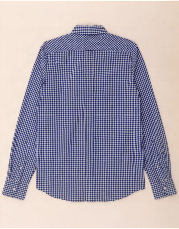 Camicia da uomo Ben Sherman piccola in cotone a quadretti blu
