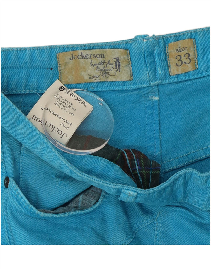 Jeans slim da donna Jeckerson W33 L29 cotone blu