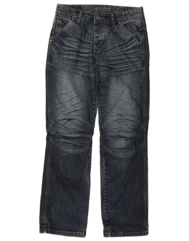 Premio Jeans dritti da uomo W32 L32 Blu Navy