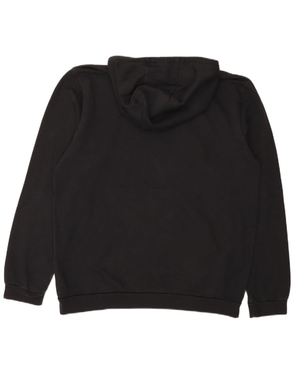 Felpa con cappuccio da uomo Adidas Large in cotone nero