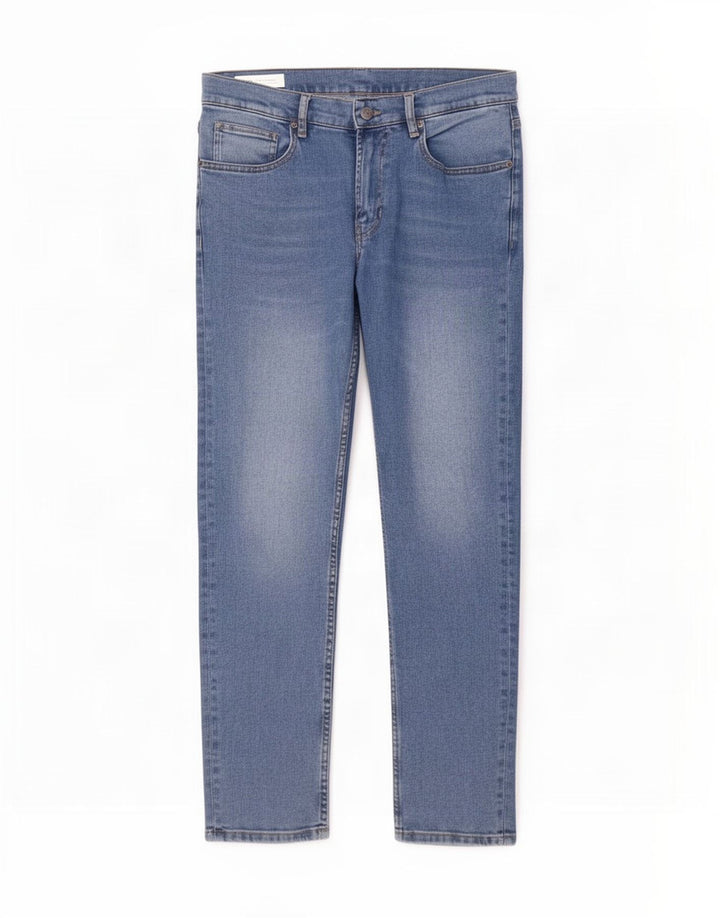 Jeans slim da uomo Zara EU 42 Large W32 L31 Blu