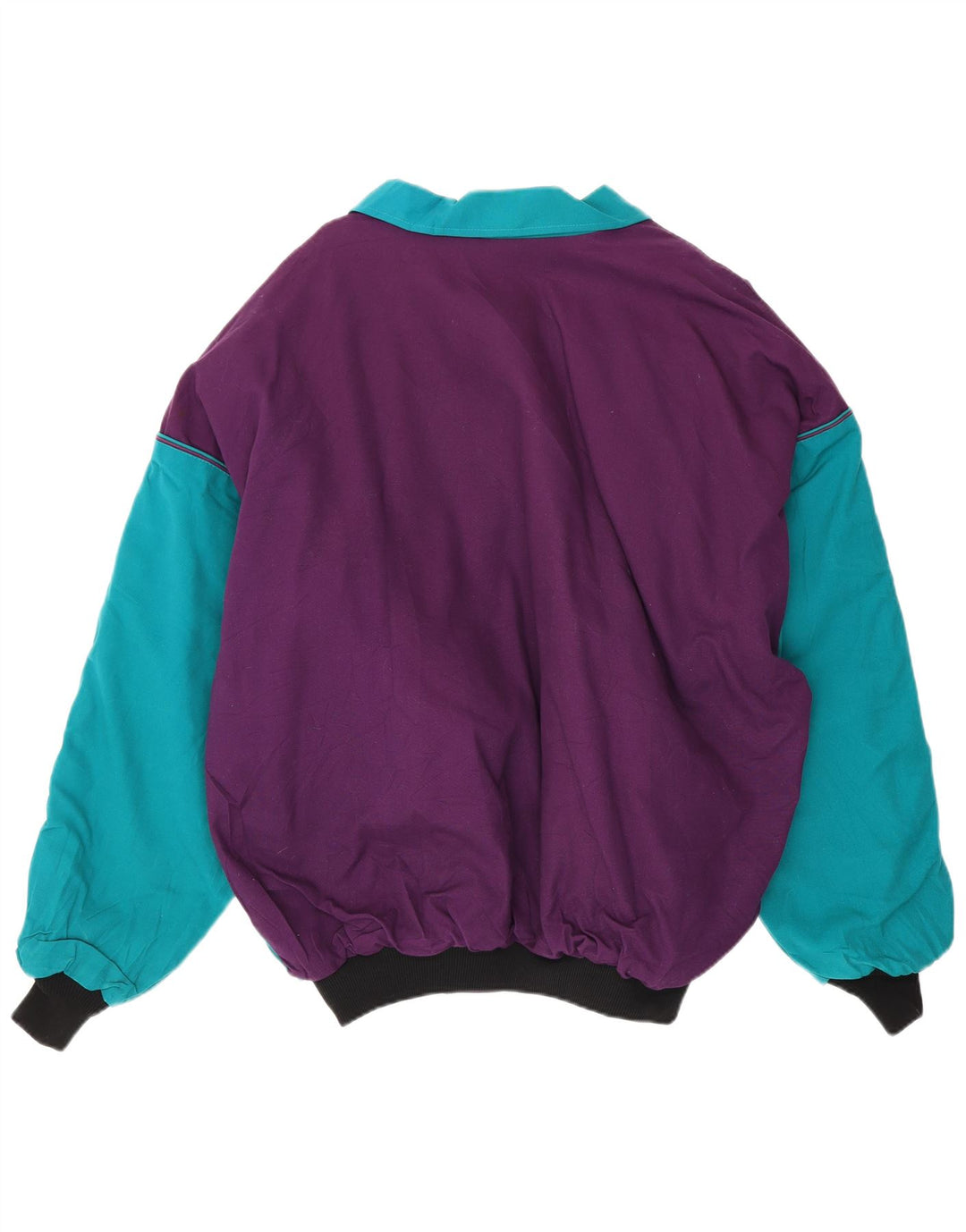 Giubbotto bomber da uomo Wild UK 44 2XL Cotone color block viola