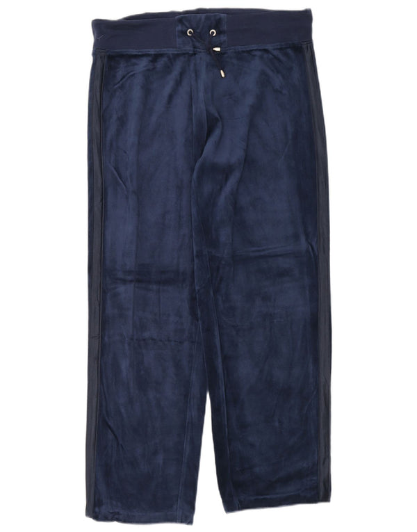 Pantaloni da tuta in velluto da donna ELLESSE UK 18 XL Blu navy