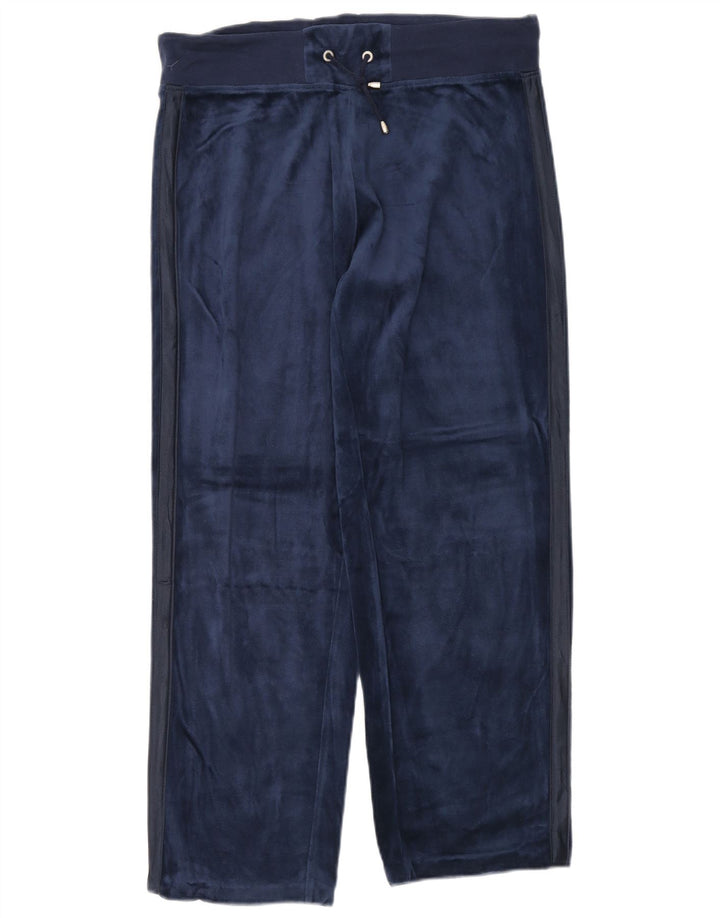 Pantaloni da tuta in velluto da donna ELLESSE UK 18 XL Blu navy