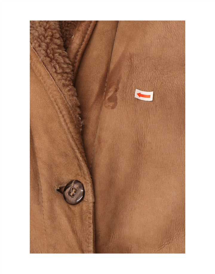 Cappotto in montone da donna Ellesi IT 50 XL Shearling marrone