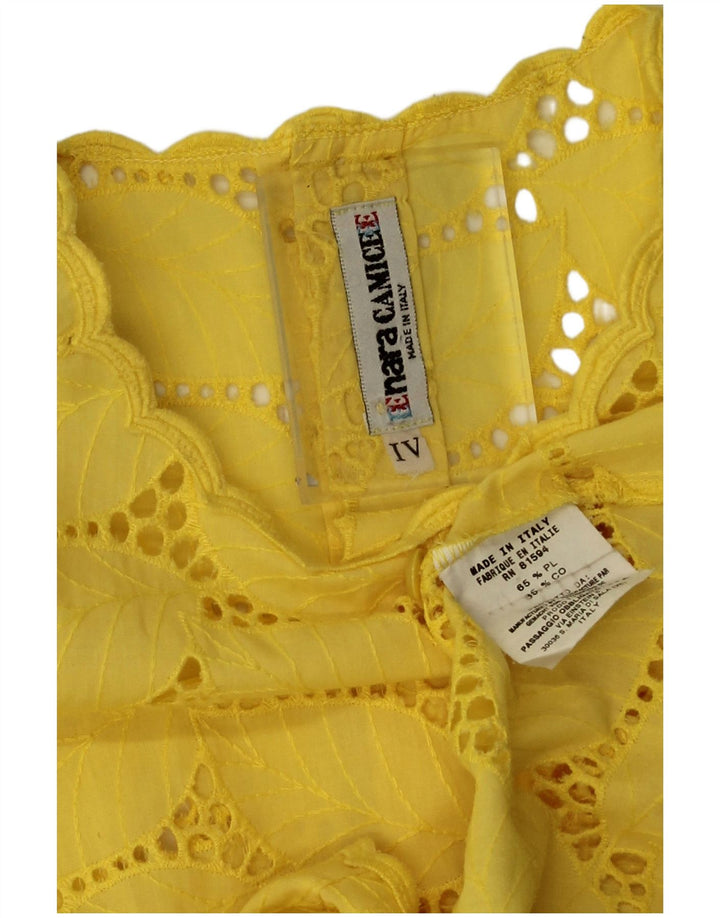 Camicetta da donna Naracamicee Top UK 14 Poliestere floreale giallo grande