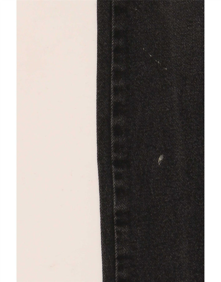 Jeans dritti da uomo Wrangler W32 L34 cotone nero