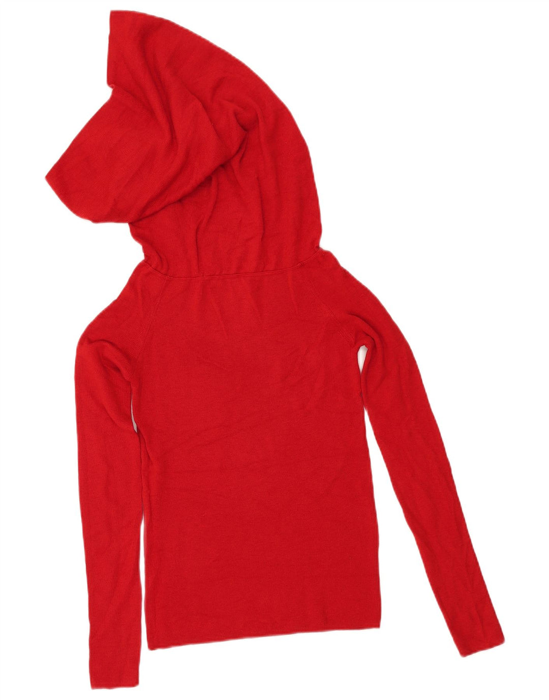Maglione ZARA da donna con collo alto corto UK 12 rosso medio