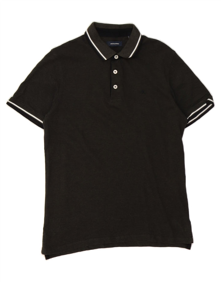 JACK & JONES Mens Polo Shirt Large Green Cotton Vintage Jack & Jones and Second-Hand Jack & Jones from Messina Hembry 