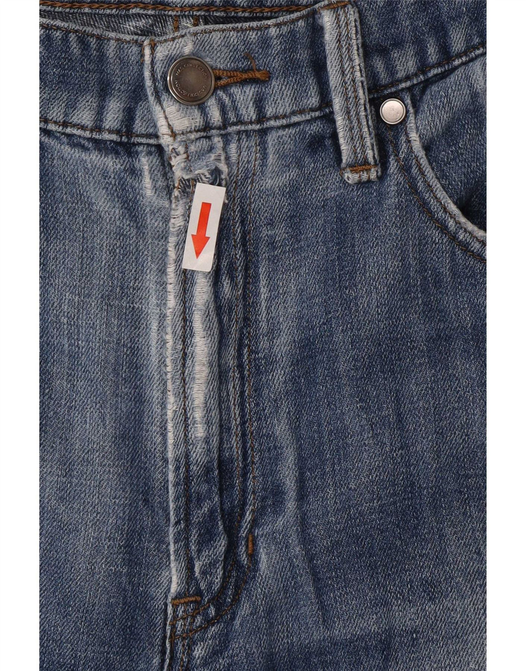 Jeans dritti da uomo Marks & Spencer W32 L31 cotone blu