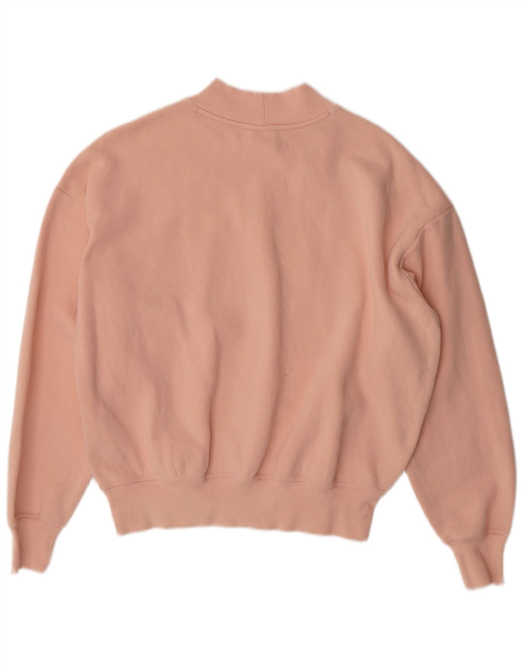 CHAMPION Womens Oversized Sweatshirt Jumper UK 10 Small Pink Cotton