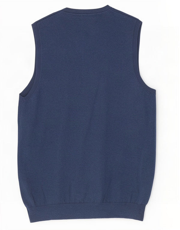 Canotta da uomo Marks & Spencer grande in cotone blu navy