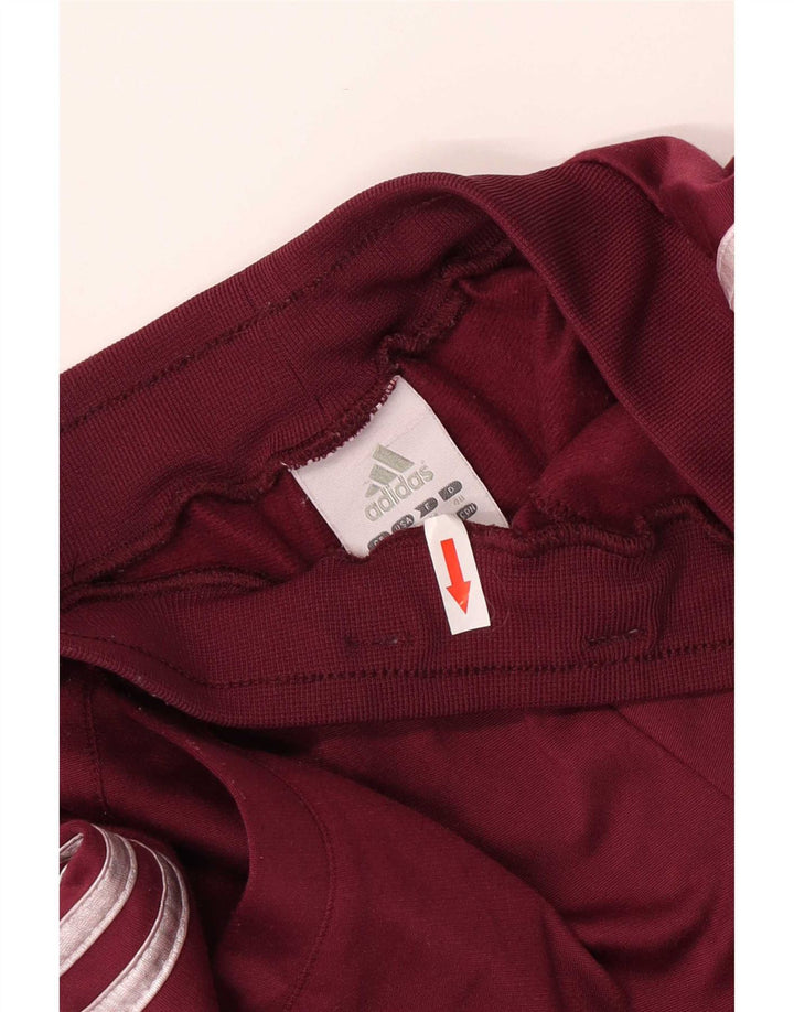 Pantaloni da tuta da donna Adidas Joggers UK 16 Large Maroon Poliestere
