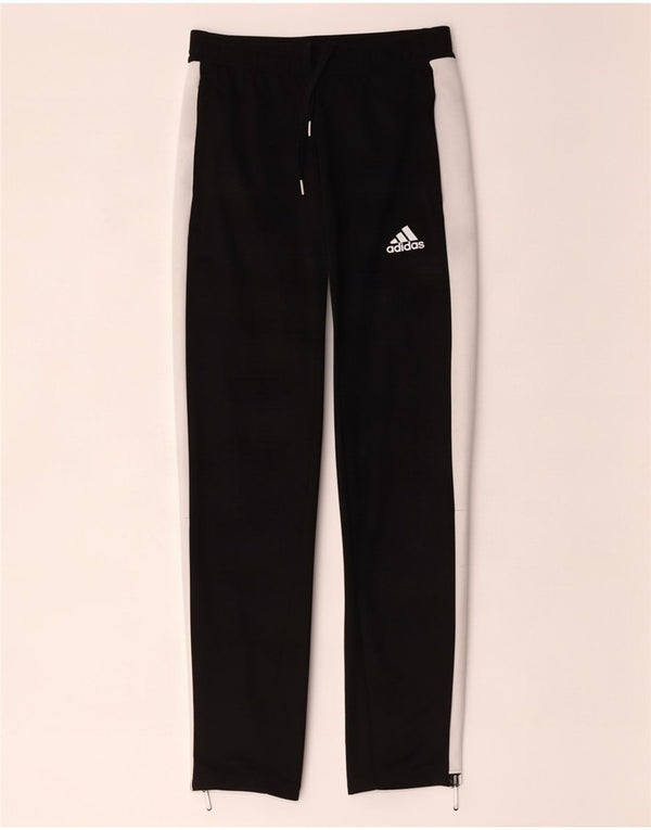 Pantaloni da tuta Adidas Aeroready da uomo piccoli in poliestere color block nero